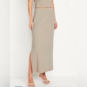 Old Navy High Waisted Rib Knit Maxi